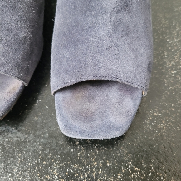 Banana Republic Blue Suede Mules - Picture 3 of 8